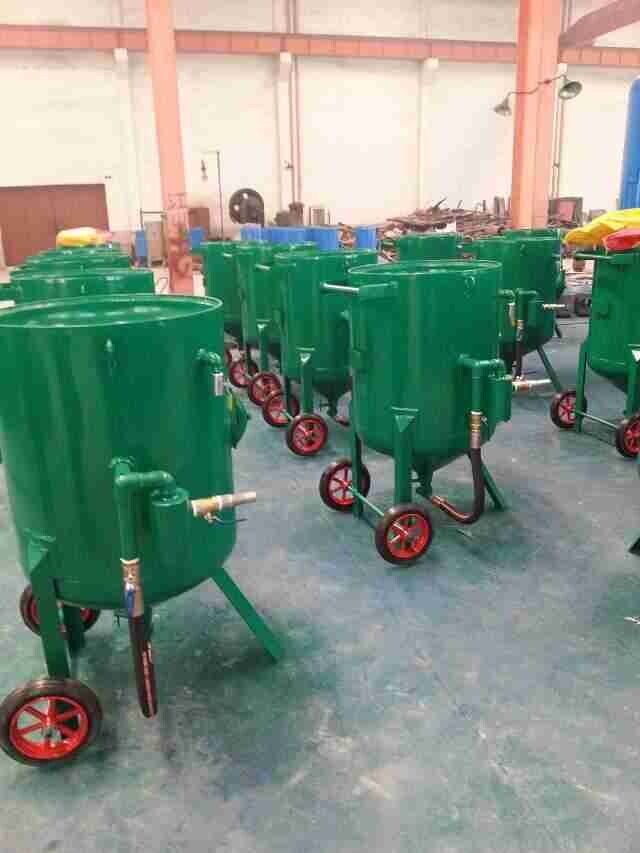 移動開放式噴砂機0.3立方